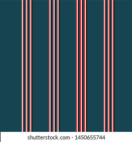 Seamless vertical Multitrack stripes pattern vector