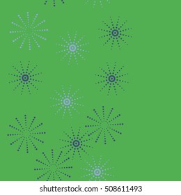 Seamless vertical pattern of snowflakes halftone, copy space.