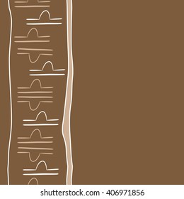 Seamless vertical  pattern of zodiac signs, doodles, libra,object, stripes, copy space. Hand drawn.
