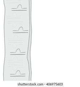 Seamless vertical  pattern of zodiac signs, doodles, libra,object, stripes, copy space. Hand drawn.