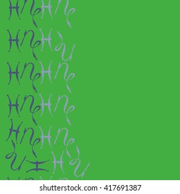 Seamless  vertical pattern of zodiac signs, doodles, object,pisces,capricorn, copy space. Hand drawn.