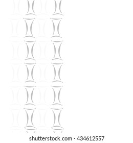 Seamless  vertical pattern of zodiac signs, doodles,  object,gemini, copy space. Hand drawn.