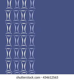 Seamless  vertical pattern of zodiac signs, doodles,  object,gemini, copy space. Hand drawn.