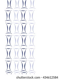 Seamless  vertical pattern of zodiac signs, doodles,  object,gemini, copy space. Hand drawn.