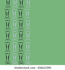 Seamless  vertical pattern of zodiac signs, doodles,  object,gemini, copy space. Hand drawn.