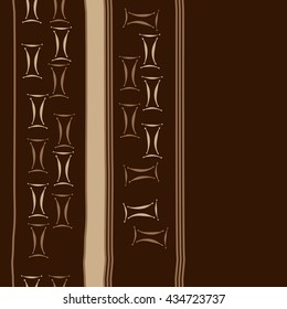 Seamless  vertical  pattern of zodiac signs, doodles,  object,gemini, spot,stripes, copy space. Hand drawn.