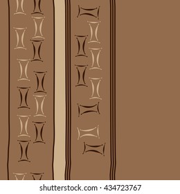 Seamless  vertical  pattern of zodiac signs, doodles,  object,gemini, spot,stripes, copy space. Hand drawn.
