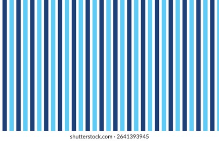 Seamless vertical stripe pattern in varying shades of blue and white. A clean, modern textile-inspired design ideal for backgrounds, packaging, fashion prints, or web elements.