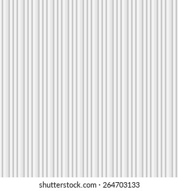 Seamless Vertical Stripe Pattern. Vector Soft Background. Regular White Texture