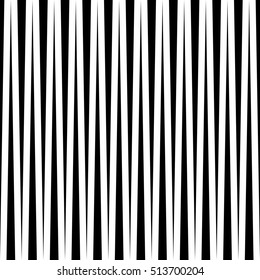 Seamless Vertical Stripe Pattern. Vector Black and White Background. Wrapping Paper Texture. Abstract Minimal Geometric Graphic Design. 