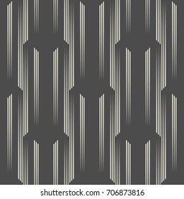 Seamless Vertical Stripe Pattern. Vector Black and White Line Background. Wrapping Paper Texture. Abstract Minimal Geometric Graphic Design