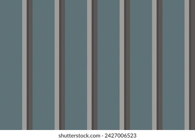 Seamless vertical stripe of textile lines texture with a fabric vector pattern background in grey and cyan colors.