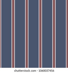 Seamless vertical striped pattern in retro colors. Vector illustration.
