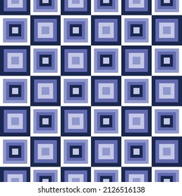Seamless very peri squares pattern. wallpaper, fabric, packaging paper, print