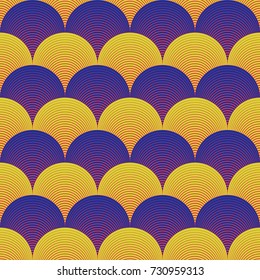 seamless vibrant colored wave pattern.