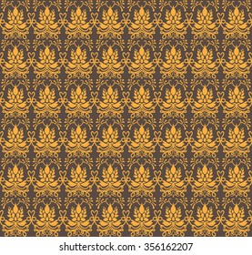 Seamless victorian pattern for wallpaper