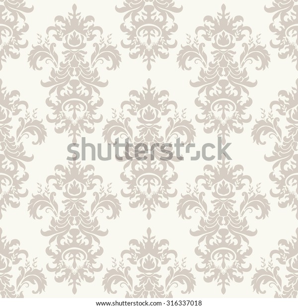 Seamless Victorian Wallpaper Stock Vector (Royalty Free) 316337018 ...