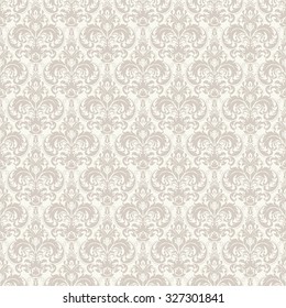 seamless victorian wallpaper in beige