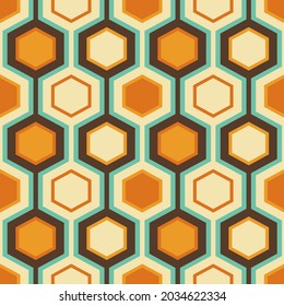 Seamless vintage abstract geometric pattern for background, fabric or paper