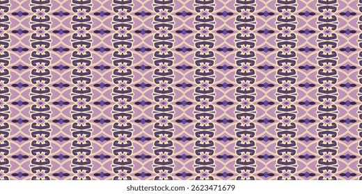 Seamless Vintage Abstract Geometric Pattern – Warm Tones