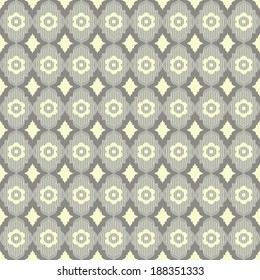Seamless vintage abstract geometric vector wallpaper.