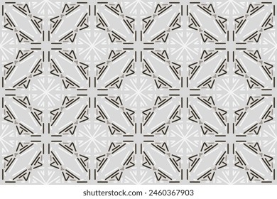 seamless vintage or arabic pattern. Simple vector graphic.
