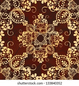 Seamless vintage background  grunge texture  Wallpaper, background, baroque pattern