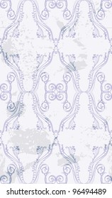 Seamless vintage background with a light purple color. vector.