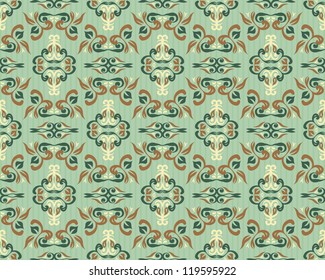 Seamless vintage background. Retro design, retro colors