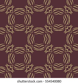 Seamless vintage background, retro style pattern. Vector illustration.