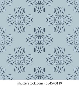 Seamless vintage background, retro style pattern. Vector illustration