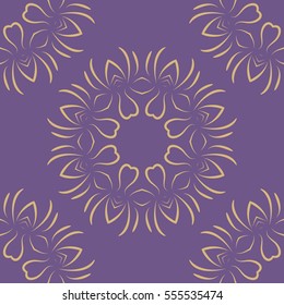 Seamless vintage background, retro style pattern. Vector illustration