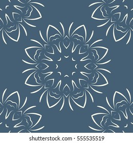 Seamless vintage background, retro style pattern. Vector illustration