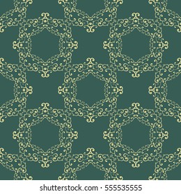 Seamless vintage background, retro style pattern. Vector illustration