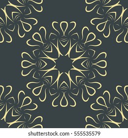 Seamless vintage background, retro style pattern. Vector illustration