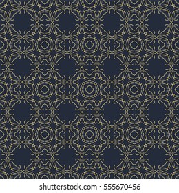 Seamless vintage background, retro style pattern. Vector illustration