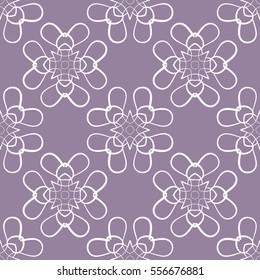 Seamless vintage background, retro style royal pattern. Vector illustration.