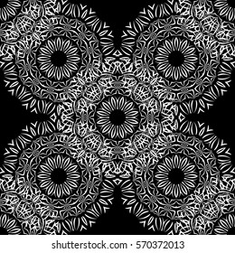 Seamless vintage background, retro style royal pattern. Vector background for wrapping paper, wallpaper, fabrics, design, interior design, business and greeting cards, posters and banners.