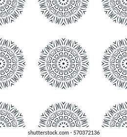 Seamless vintage background, retro style royal pattern. Vector background for wrapping paper, wallpaper, fabrics, design, interior design, business and greeting cards, posters and banners.