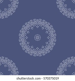 Seamless vintage background, retro style royal pattern. Vector background for wrapping paper, wallpaper, fabrics, design, interior design, business and greeting cards, posters and banners.