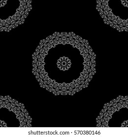Seamless vintage background, retro style royal pattern. Vector background for wrapping paper, wallpaper, fabrics, design, interior design, business and greeting cards, posters and banners