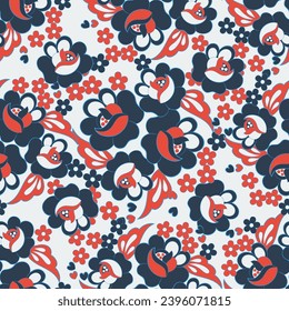 Fondo vintage impecable. Fondo vectorial floral