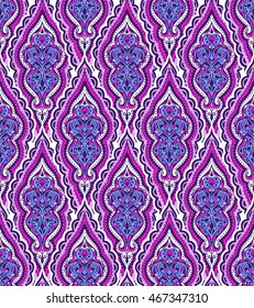 Seamless vintage background. Vector floral seamless pattern. Oriental ornament. Abstract print for fabric, textiles, wallpapers, bedding. Cute elegant backdrop.