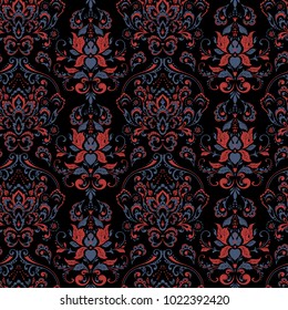 Seamless vintage background. Vector background for textile design