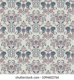 Seamless vintage background. Vector background for textile design