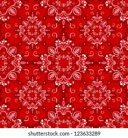 Seamless vintage background  Vector background for textile design.  Wallpaper, background, baroque pattern