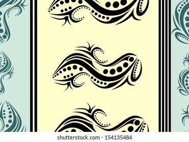 Seamless vintage background. Vector background for textile design. Wallpaper, background,  pattern