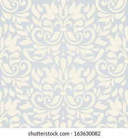 Seamless vintage background Vector background for textile design. Wallpaper, background, baroque pattern 