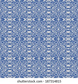 Seamless vintage background Vector background for textile.