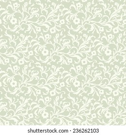 Seamless vintage background. Vector background for textile design. Wallpaper, background, web design. Floral pattern.